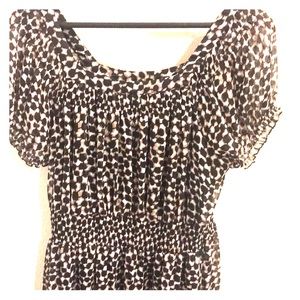 Merona brown / black pattern dress.